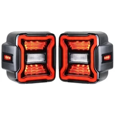 For Jeep Wrangler JL 2018-2021 Pair LED Tail Lights Brake Reverse Turn Signal