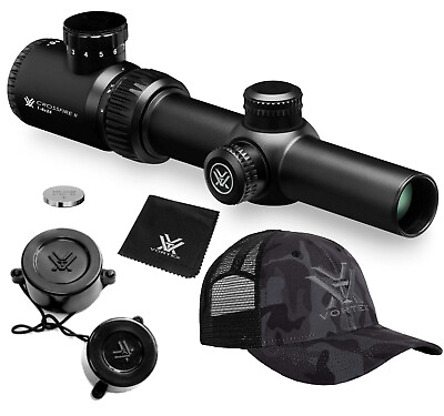 #ad Vortex Optics Crossfire II 1 4x24 Riflescope V Brite with Free Hat Bundle $199.00