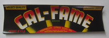 Wholesale Lot of 50 Old Vintage - CAL-FAME Grape Crate LABELS - Paramount Citrus
