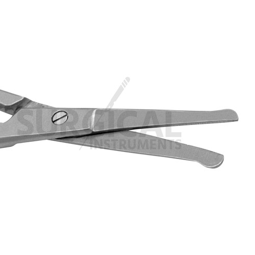 6 Safety Scissors Mustache, Nose, Ear Hair Pet Grooming, Manicure 3.5" Straight - Picture 8 of 9