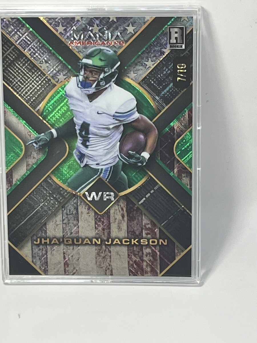 『激レア』戦後アメフト記念バッジセット RICE BOWL1949 (初期大会) Jha'Quan JACKSON 2024 Wild Card Auto Mania Rookie Card #d