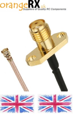 RG178 IPEX auf SMA Buchse (kein Pin) Adapter Antenne Verlängerungskabel 120 mm - UK