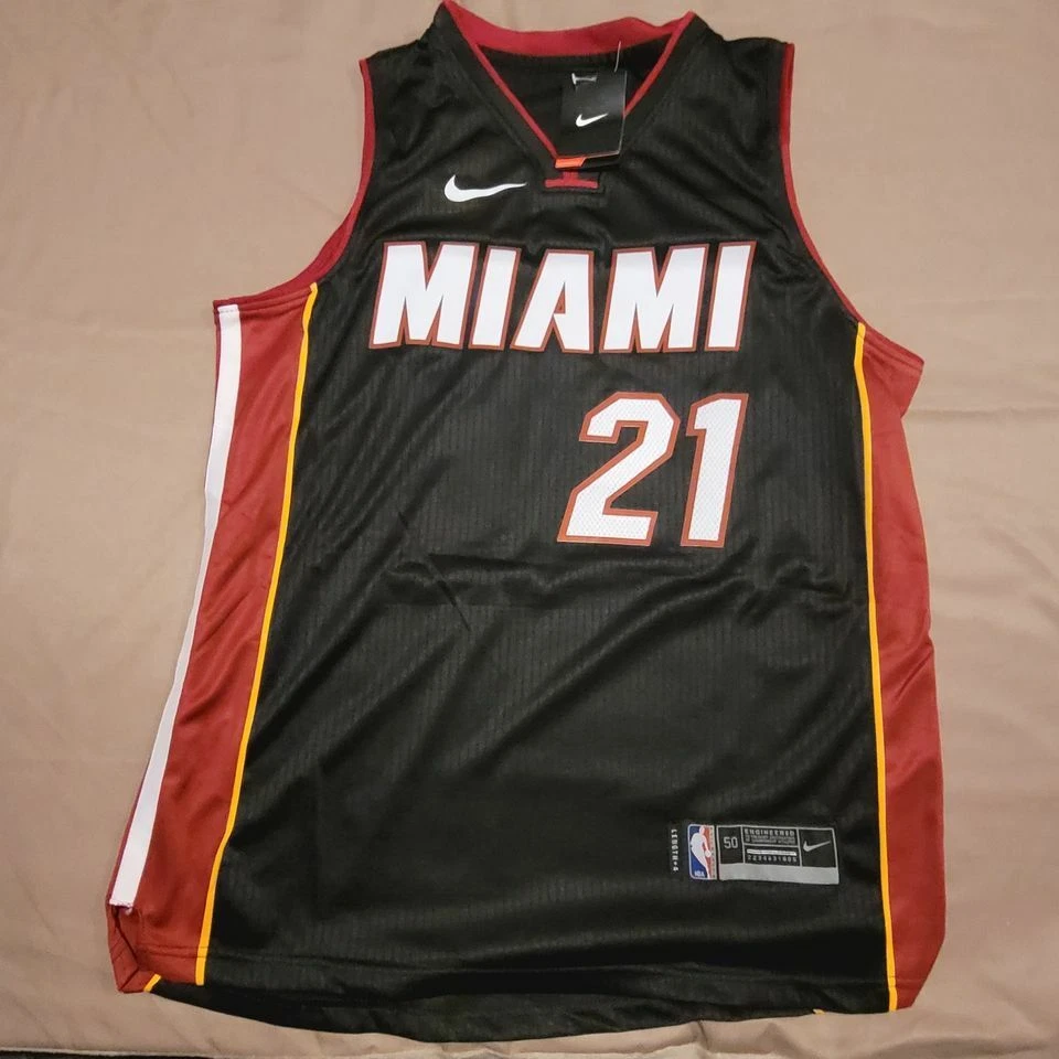 Hassan Whiteside Autographed Nike Miami Heat Jersey (PSA) - Image 4 of 4