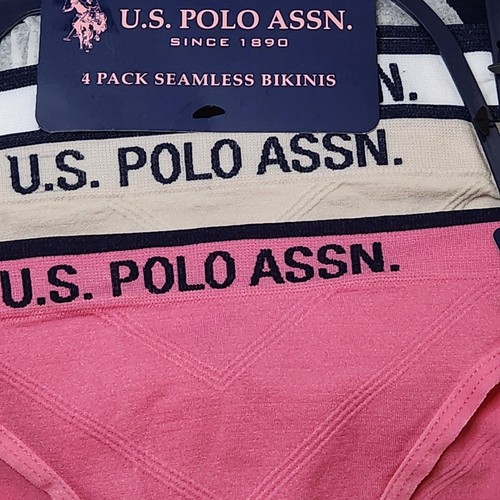 US Polo Assn seamless bikini underwear girls medium 8/10 8 pairs - Picture 3 of 6