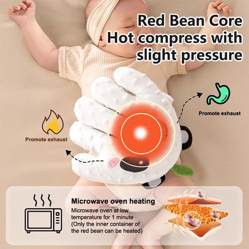 Electric Safety Soothing Baby Sleep Aid Pillow Automatically Slaps Plush Palm - Afbeelding 4 van 9