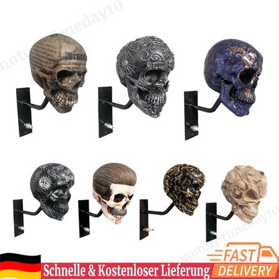Skull Helmet Holder Wall Mount Decorative Helmet Stand Heavy Duty for Home Decor