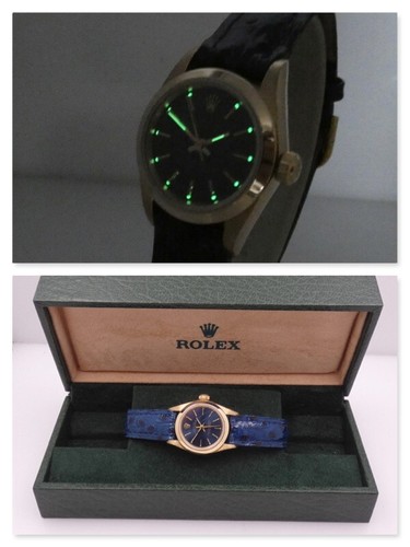 ROLEX OYSTER PERPETUAL LADY 76188 ORO MASSICCIO 18 KT ANNO 1999 AUTOMATICO WATCH - Foto 10 di 13