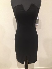 Lulu's Black Strapless Cocktail Dress Size S