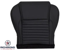 2003 Ford Thunderbird -Driver Side Bottom Replacement Leather Seat Cover Black