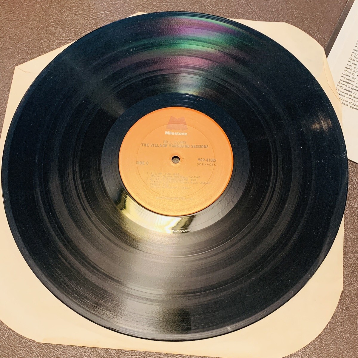 米2LP Bill Evans Village Vanguard Sessions MSP47002 MILESTONE /00500 Bill Evans – The Village Vanguard Sessions – 2 x Vinyl