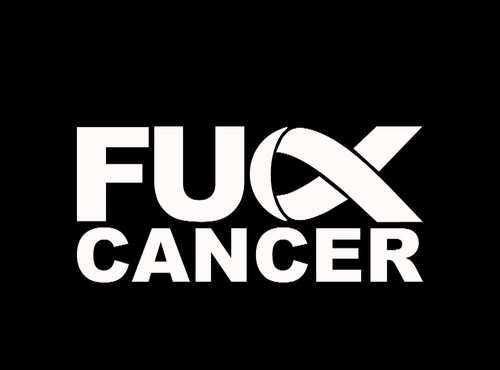 F Cancer Awareness Ribbon DieCut Vinyl Window Decal Sticker Car Truck SUV JDM - Picture 23 of 24