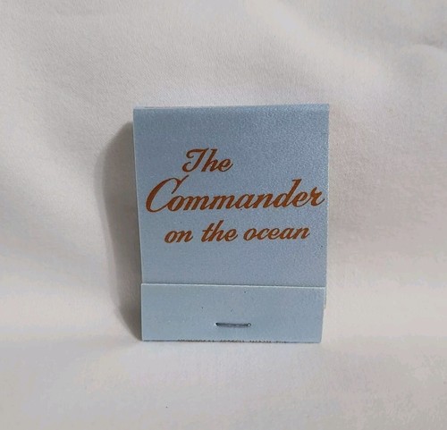 Vintage Matchbook Commander on The Ocean Hotel Riviera Beach FL Advertising Full