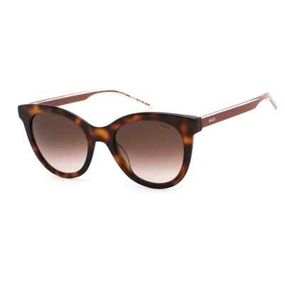 New Hugo Boss HG1043 086 Cat Eye Dark Havana Sunglasses Authenic