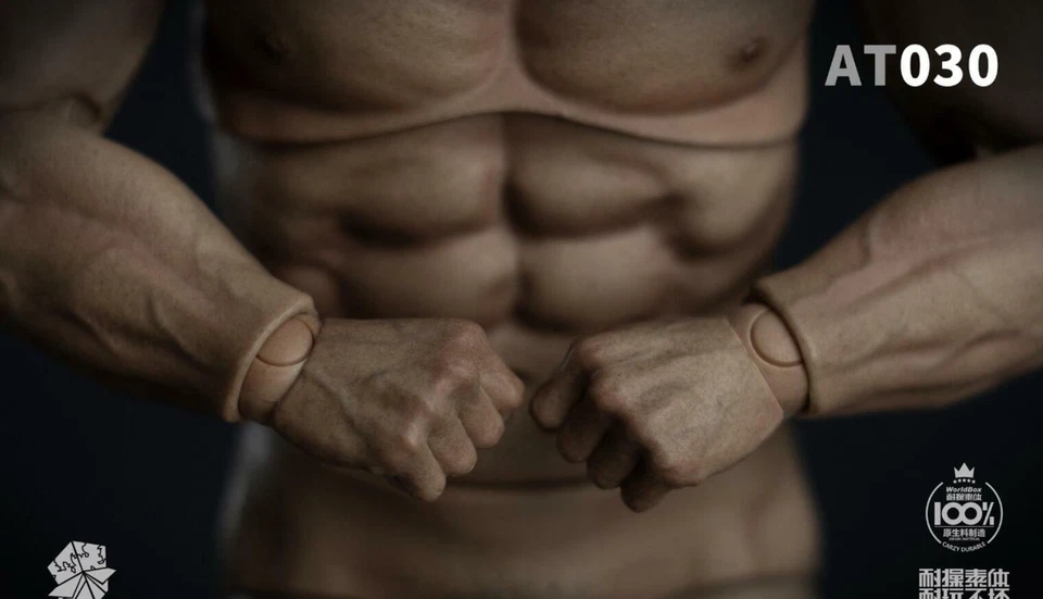 Worldbox 1/6 Duradero Muscular SUPER FUERTE Cuerpo AT030 12" Figura Masculina ❶USA❶ Foto 2 de 4