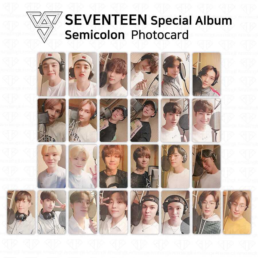 SEVENTEEN Special Album Semicolon ; Official Photocard Photo SEVENTEEN Special Album Semicolon ; Official Photocard Photo