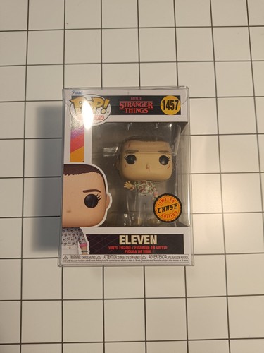 Funko Pop! Stranger Things Eleven #1457 CHASE VERSION + Soft Case