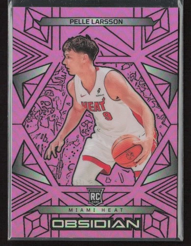 2024 Panini Obsidian Basketball Electric Etch Pink Flood Pelle Larsson #144