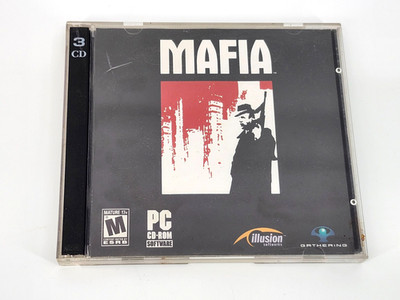 Mafia PC Game Version 1.2 Vintage 2002 3 Disk Set
