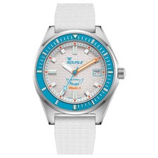 Squale MATICLBWT.MRWT 600M White Dial Watch