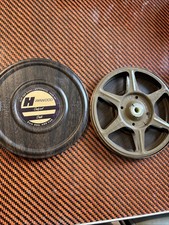 Vintage HARWOOD 8MM 400' Film reel  Flip-Top Dual 8 case With Adapter Clean