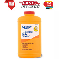 Equate, Medicated Body Powder, Unscented, 10 ...