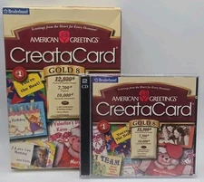CreataCard 8 Gold PC CD Create Greeting Cards American Greetings