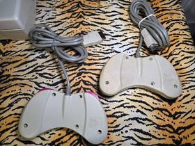 SEGA SATURN HST-3220 Japanese Retro Game Console Full Set Tested Working Japan