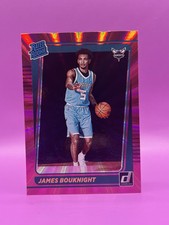 2021-22 Panini Donruss #201 Rated Rookie James Bouknight Pink Holo Laser RC SP