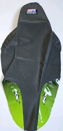 NEW OLD STOCK 100 % SATTELLEHNE KAWASAKI KX250 SCHWARZ GRIPPER SITZBEZUG 1999-2002 - Bild 1 von 4