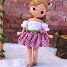 Arya Crochet Doll, Handmade Crochet Amigurumi Doll Gift, Arya Amigurumi Doll