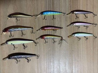 EVERGREEN jerkbait Mode Face Side step Set of 10 Fishing Fishing Lure Fly Lure