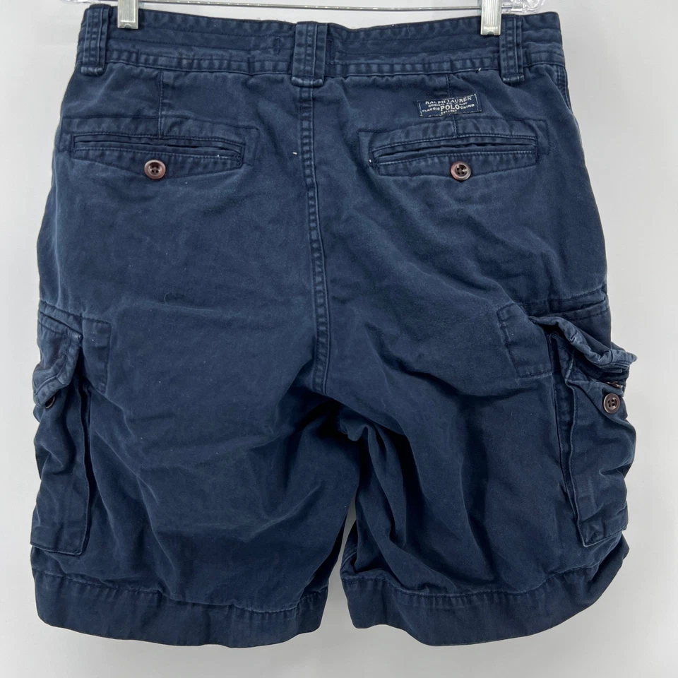 Мужские шорты-карго Polo Ralph Lauren размер 33 синие повседневные классические китайские - Изображение 2 из 4