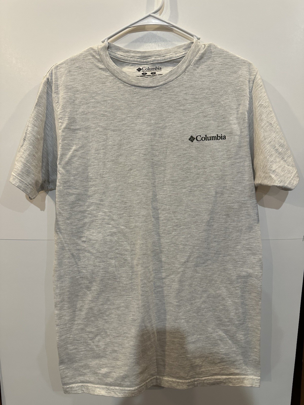 Columbia Men's Graphic T-Shirt Crew Neck Short Sleeve Medium Excellent Condition