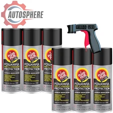 Fluid Film AS11B Black Undercoat 6pc Spray Rust Inhibitor Protection w/ Can-Gun1