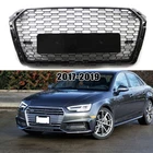 For 2017-2018 Audi A4 S4 B9 RS4 Style Front bumper Honeycomb Grille mesh Grill