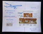 1970 Australia Captain Cook Minisheet on Large 'Tullamarine' Registered Cover.