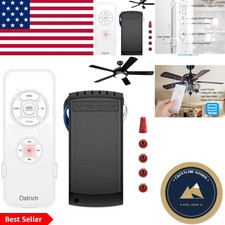 Elegant Ceiling Fan Remote Control Kit with Timer - Universal Compatibility