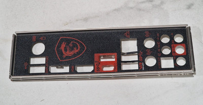 MSI MPG Z390 Gaming Edge AC Mainboard Backplate IO I/O Shield