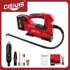 Cordless Tire Inflator Air Compressor for Milwaukee with M18 Bettery And Charge