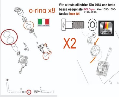 Dichtungssatz O Ring Kraftstoffpumpe KTM 990 1050 1090 1190 1290 x8 o Ring