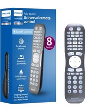 Philips Elite Plus 8 Device Audio/Video Bluetooth Programmable Universal Remote.