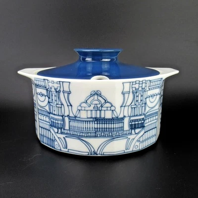 Rosenthal Porzellan Terrine Serie Polygon Palladio Eduardo Paolozzi Design 12,5c - Bild 1 von 4