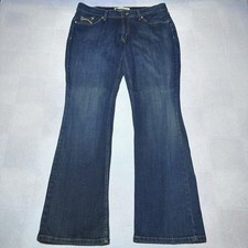 Levi’s 524 Too Superlow Bootcut Jeans Womens 31x32 Blue Stretch Denim Flared