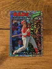 SAL STEWART 2026 TOPPS HERITAGE #221 Chrome Silver Sparkle SP RC CINCINNATI REDS