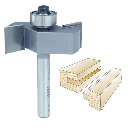 Whiteside Slotting & Rabbeting Bit 1/4 in. SH x 1/2 in. CL x 1/2 in. CD 1920