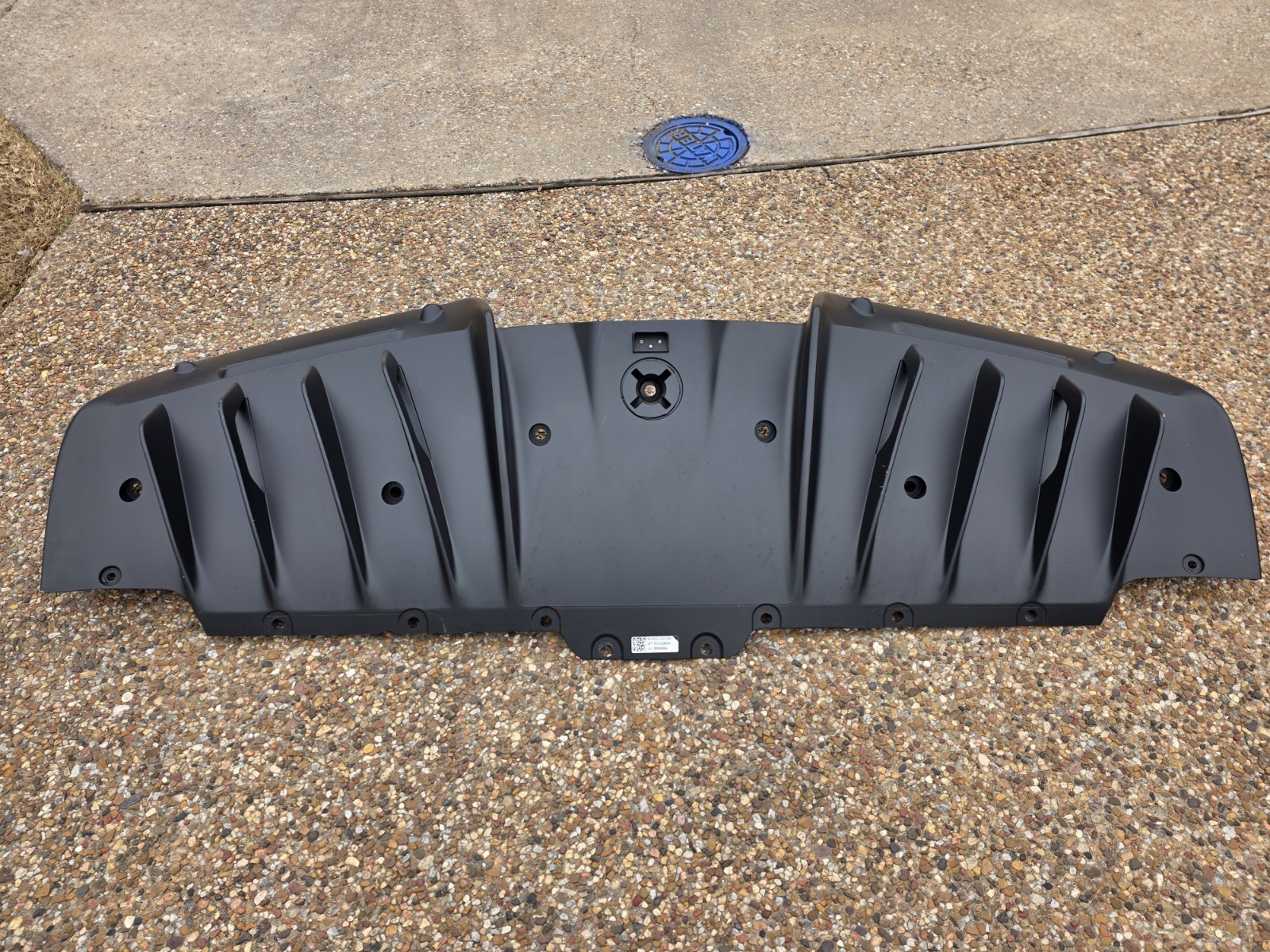 FERRARI SF90 OEM GENUINE ORIGINAL REAR LOWER BUMPER DIFFUSER