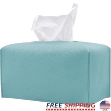 Tissue Box Cover PU Holder Home Office Car Modern Decoration Gift Idea New