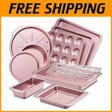 10-Piece Nonstick Bakeware Set with Wider Grips