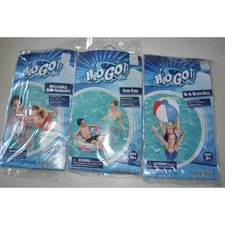 3 Pack H20 GO Swim Armbands Beach Ball Swim Ring Beach Pool Swimming 