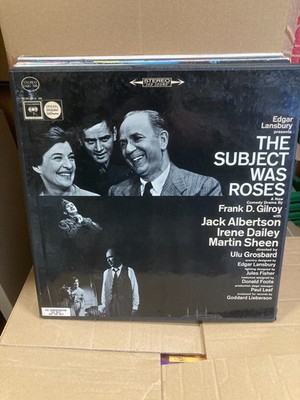 THE SUBJECT WAS ROSES ORIGINAL BROADWAY CAST, 2 x LP BOX SET, DOS708, VG+